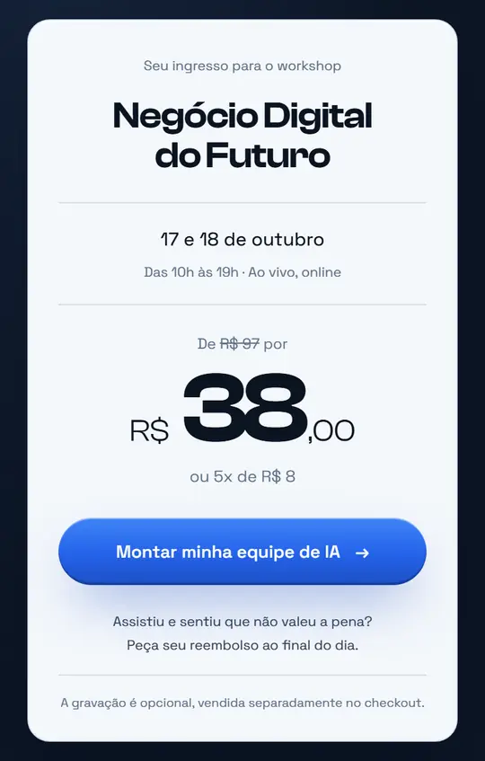 Preço e lotes